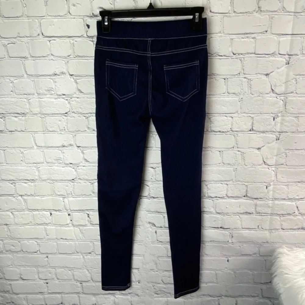 Love Trove Legging Pants Dark Denim Blue Size S